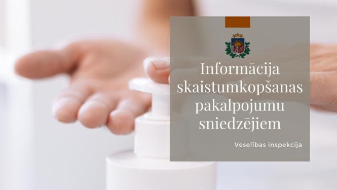 Informācija skaidrumkopšanas pakalpojumu sniedzējiem