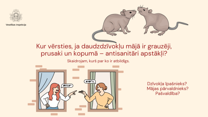 Kur vērsties par antisanitāriem apstākļiem kaimiņos