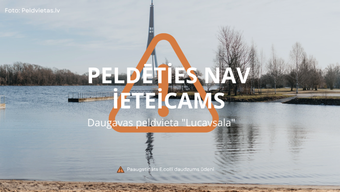 Peldēties nav ieteicams