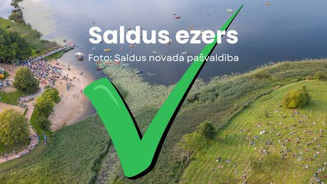 Saldus ezers_atļauts peldēties