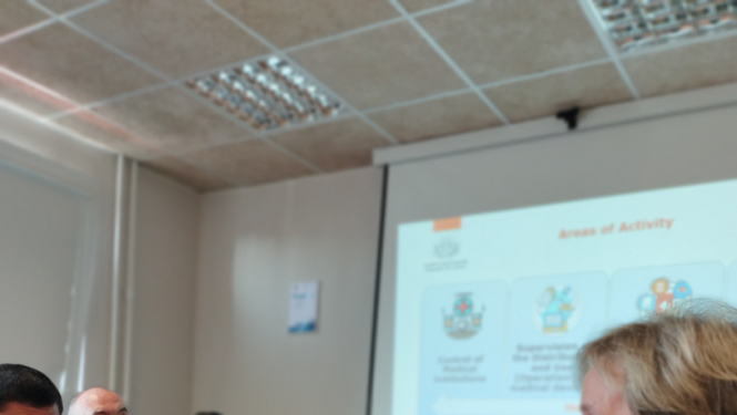 Veselības inspekcijas vadītāja un Uzbekistānas delegācija