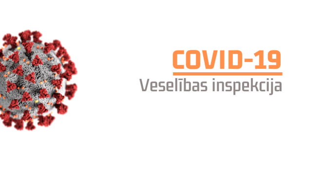 foto ar COVID 19 uzrakstu