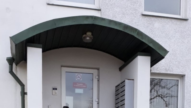 Veselības inspekcijas Ventspils filiāles ieejas durvis