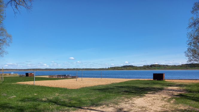 Attēls no Luknas ezera peldvietas