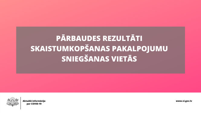 Pārbaudes rezultāti skaistumkopšanas pakalpojumu sniegšanas vietās