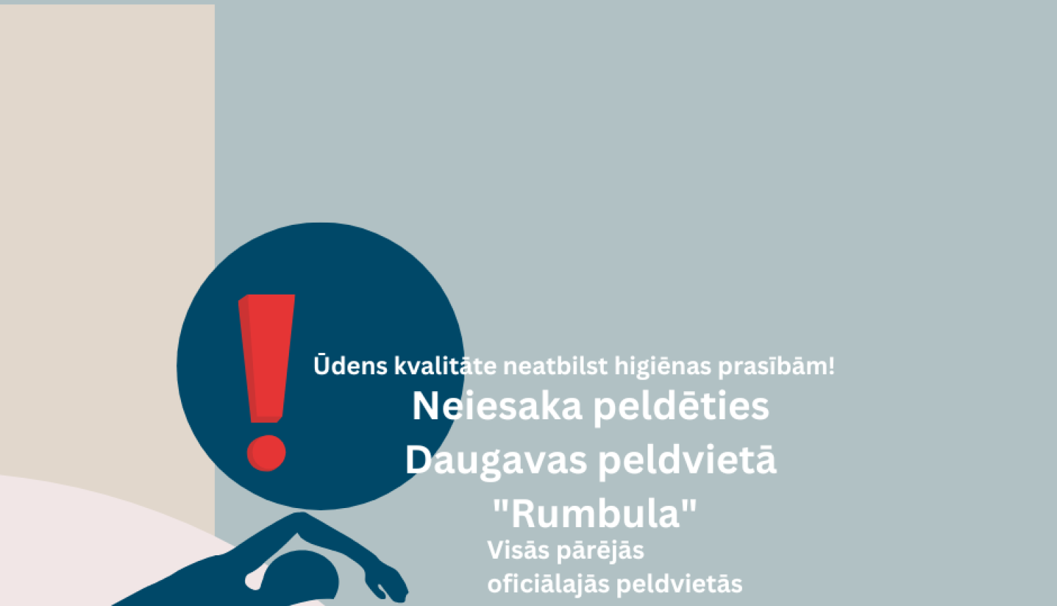 Grafiska peldētāja ilustrācija