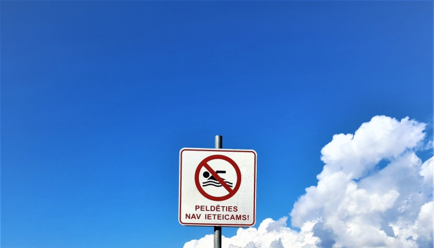 Informācija par peldēšanās ierobežojumiem