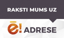 Baneris - raksti mums uz e-adresi
