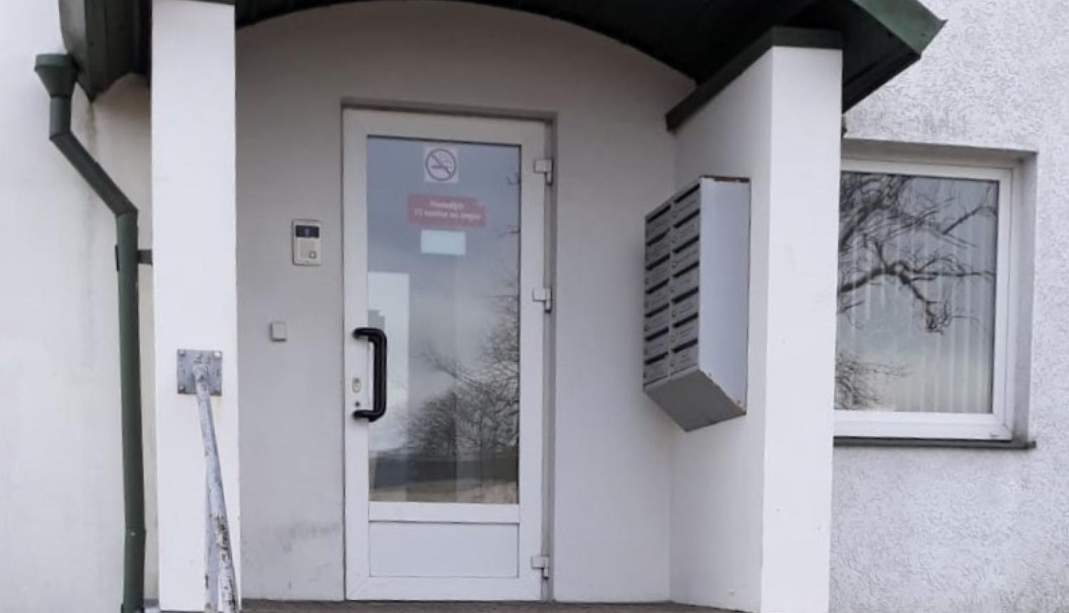 Veselības inspekcijas Ventspils filiāles ieejas durvis